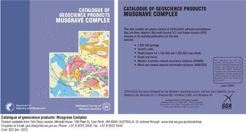 Catalogue of geoscience products: Musgrave Complex