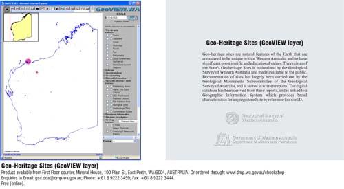 Geoheritage sites (GeoVIEW layer)