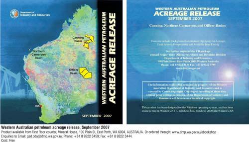 Western Australian petroleum acreage release, September 2007