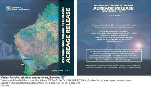 Western Australian petroleum acreage release, November 2007