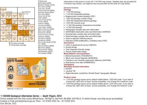 South Yilgarn, 2012 update