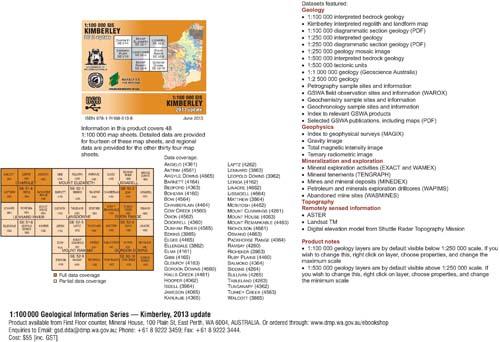 Kimberley, 2013 update