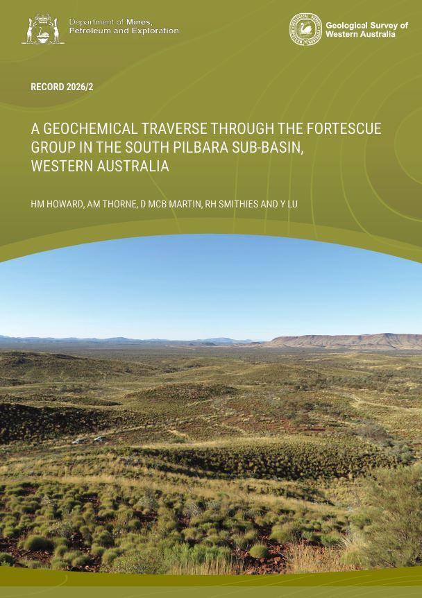 A geochemical traverse through the Fortescue Group in the South Pilbara Sub‑Basin, Western Australia
