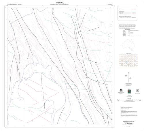 WILUNA, WA sheet 2944, aeromagnetic features
