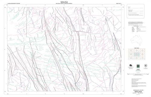 WILUNA, WA sheet SG 51-9, aeromagnetic features