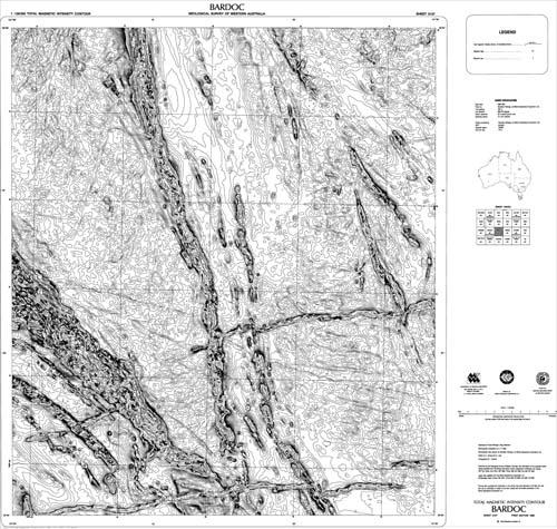 Goldfields magnetic intensity maps