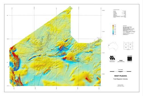 West Pilbara, total magnetic intensity
