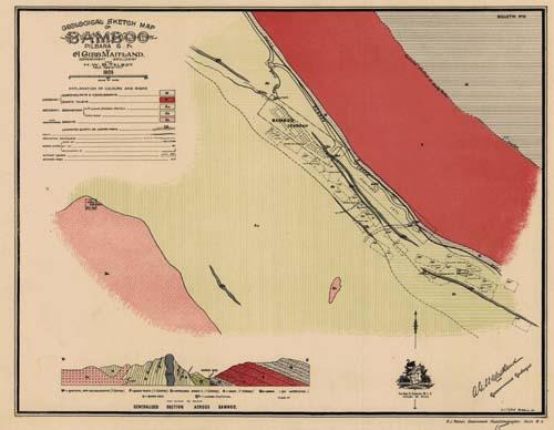 Geological Sketch Map of Bamboo, Pilbara G. F.