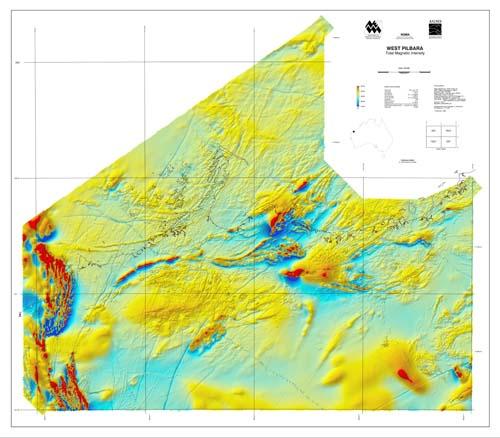 West Pilbara, total magnetic intensity