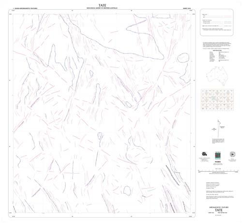 TATE, WA sheet 3243, aeromagnetic features