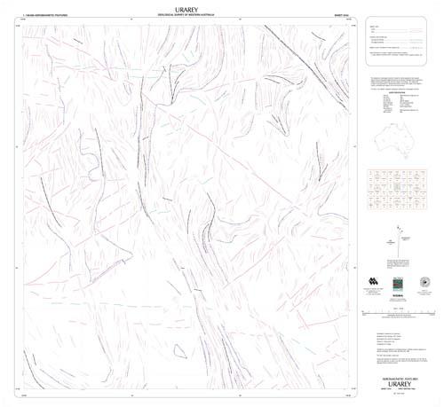 URAREY, WA sheet 3343, aeromagnetic features