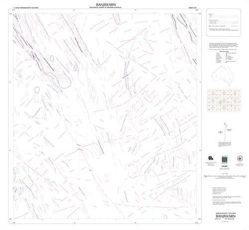BANJIWARN, WA sheet 3242, aeromagnetic features